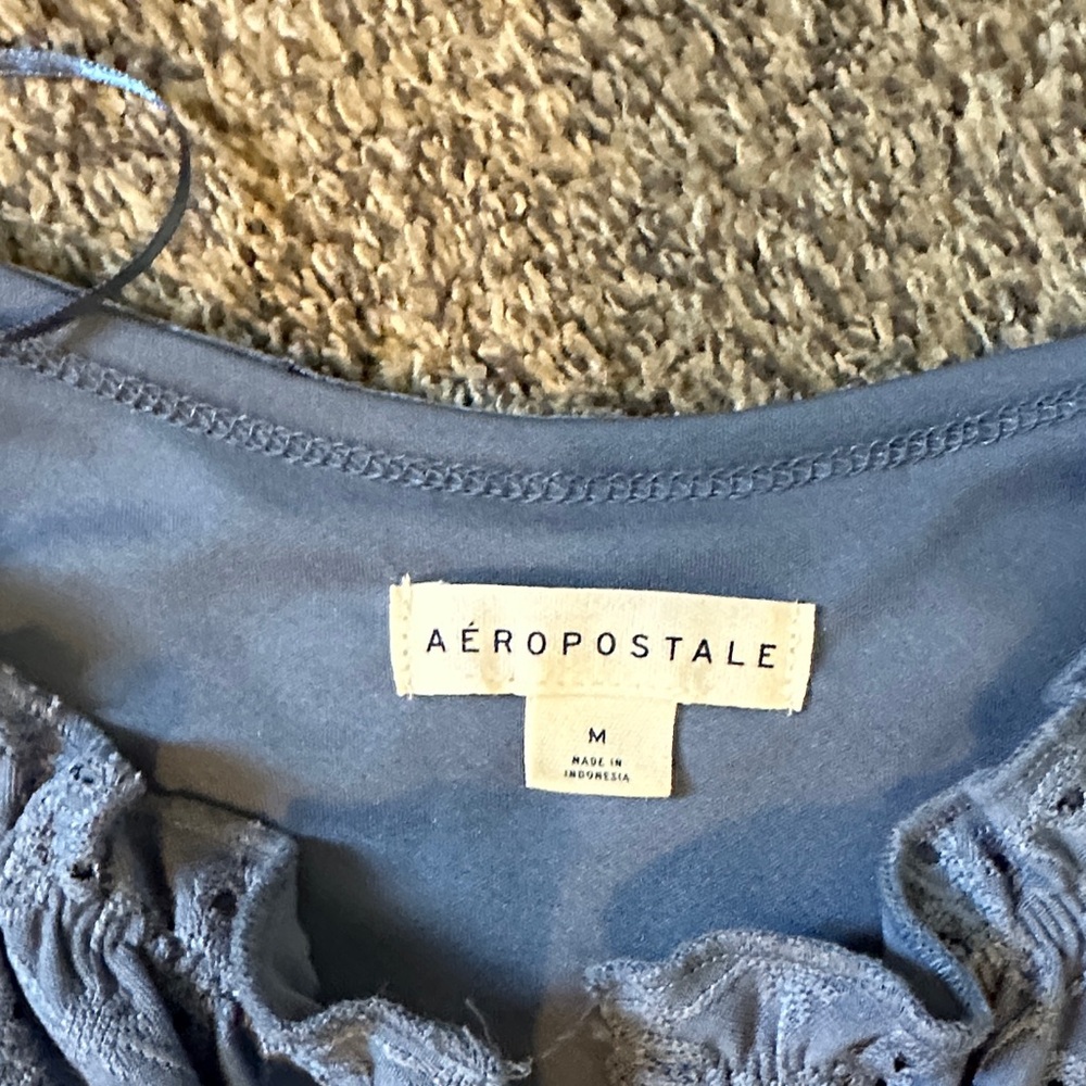 Aeropostale Blue Eyelet Dress - Picture 2 of 4